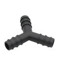 Half Inch Three Way Hose Connector Set For Drip Irrigation And Garden Systems, 100 Pieces Black Plastic Fittings, Y connector