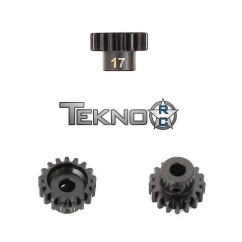 17T M5 Pinion Gear MOD1 5mm Bore With Set Screw For 1 To 10 RC Cars And Trucks Compatible With Associated RC8e SC10 4x4
