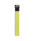 Twin Skin 100 Percent Mohair Neon Yellow Wide Replacement Skins for Backcountry Touring, packaged with black header.