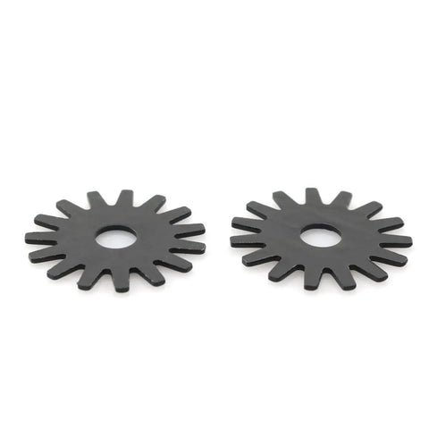 Heavy Duty 10 Piece Wheel Dresser Replacement Blades Quick Swap Shovel Sharpener Heads Rugged Electric Grinder Accessories pairs of black grinding discs.