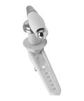 Chic Victorian Style Bathroom Flush Kit With Elegant White Ceramic Knob And Durable Zinc Alloy Arm For Loo Cistern Replacement, Perfect Dual Flush Handle Upgrade white toilet cistern handle