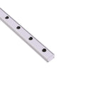 Miniature Linear Guide Rail Kit For 3D Printers And CNC Projects With Pro Grade Precision And Multiple Length Options 100mm 200mm 300mm 500mm 800mm 1000mm Without Slider Block Aluminum Anodized For Automation Equipment And Workbenches, shown in anodized aluminum.