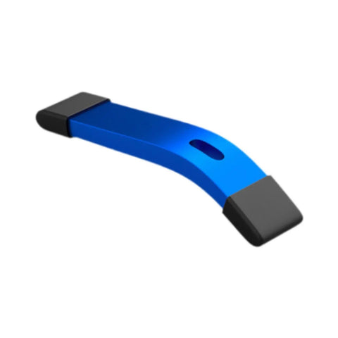 T Slot Hold Down Clamp For Aluminum Workholding Deep Blue Anodized Aluminum Alloy Clamp, side view
