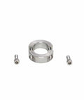 Three Quarter Inch Bore Rugged Double Split Clamp On Shaft Collars, Four Pack, 304 Stainless Steel, One And One Half Inch