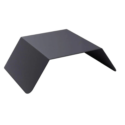Heavy Duty Aluminum Alloy EV Charger Protective Cover Wall Mounted Weather Shield For Electric Vehicle in black.