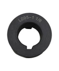 Beefy 1-1/8 Inch Bore L-Jaw Coupling Half Flexible L-095, view of L095-1 1/8 marking, for heavy-duty machinery with 1/4 inch keyway.