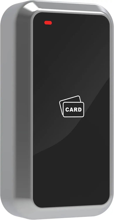 Wiegand Card Reader 125KHz RFID With 26 Bit Or 34 Bit Output Durable Metal Enclosure for Door Access Control Systems front view