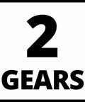 2 Gears labeled for smooth operation in the Rock Solid 18V Cordless Drill Driver With Kickass 45 Nm Torque.
