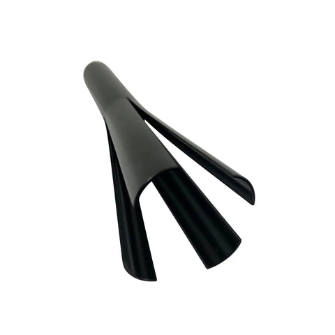 Motorcycle Headset Cup Remover Tool For 1 1/4-Inch And 1 1/2-Inch Headset Races, black metal construction, angled view