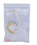 Bag of 75 Pcs Mixed Plastic Gear Kit With Rack, Pulley, Belt, Worm Gear, Single and Double Gears, 8 to 56 Teeth for DIY projects