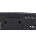 Front view of AirLink RV55 Industrial 4G LTE Router With WiFi, showing connection ports and indicators for rugged asset connectivity.