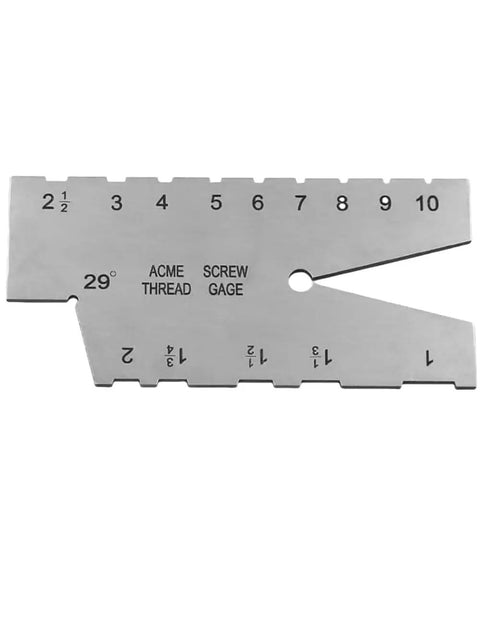 29 Degree Acme Screw Thread Gauge Stainless Steel Angle Gauge For Thread Cutting And Precision Machining, Durable Stainless Construction