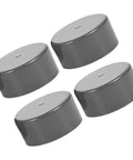 Four Pack Rubber Bearing Caps For Trailer Wheel Hub And Bearing, Black Reusable Dust Caps Gear Up Boat Trailer Axles And Spindles