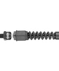 Pro Air Hose With Reusable Fitting And Ball Swivel 3/8 Inch, 360 Degree Swivel, 30 Degree Tilt, On Site Field Repairable, Ultra Durable And Flexible For Quick Custom Lengths black air hose fitting with swivel end