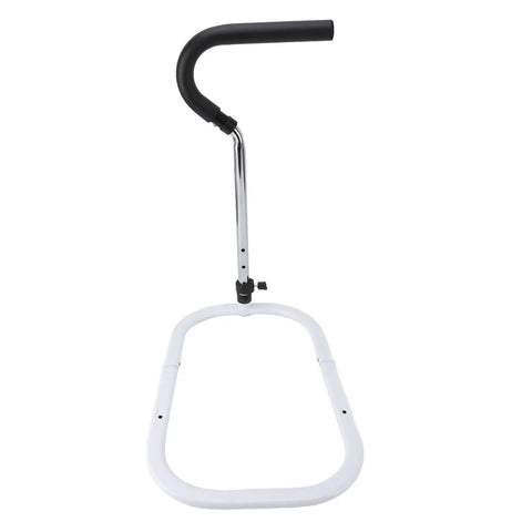 Versatile Bedside Assist Handle With Adjustable Height Bed Rail 3 In 1 Frame, Carbon Steel Base, Non Slip Handrail for Seniors