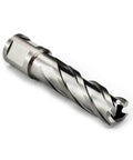 Oscarbide 5/8 in diameter, 2 in depth HSS annular cutter with 3/4 Weldon shank and two flats for magnetic drill press
