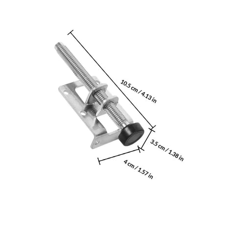 Built Tough Heavy Duty Adjustable Cabinet Leveling Feet For Steel Furniture Legs With dimensions for easy installation.
