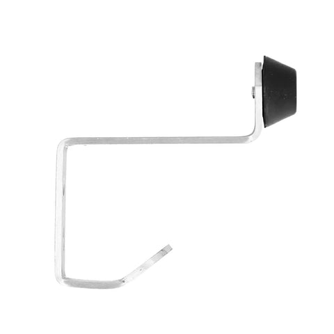 Stainless Steel Door Stopper With Built In Hook 2 Pack For Home And Office Multifunctional Door Holder side view