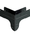 Outdoor Accents ZMAX APRTC2 Black Rigid Tie Corner Connector For 2x Joists And 2x4 Posts Pack Of 8 No Cut Corner Joint