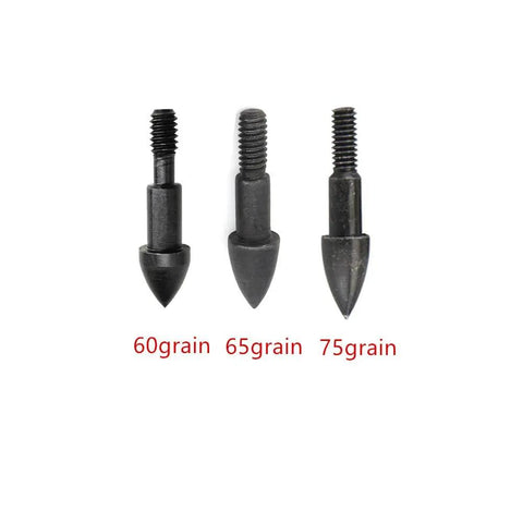 Three 24 Pack Archery Field Points 60 65 75 Grain Screw In For Real Practice Target Shooting Durable Steel Built To Last Precision Machined items