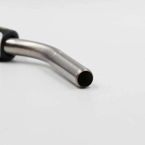 Close-up of stainless steel head on Double Valve Self Ignition Torch For MAPP And Propane Soldering With 60 Inch Hose.