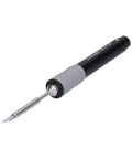 Hot New Type C Soldering Iron Kit For Pros And DIY Geeks With Power Adapter For Circuit Board Repair, close-up view of soldering tip.