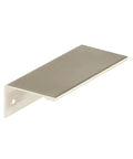 Sleek Satin Nickel Edge Pull 3 Inch Center To Center Contemporary Cabinet Hardware For Flat Panel Cabinets Modern Kitchen Drawer Pull Three And Three Quarters Inch Overall Length 10 Pack For Modern Kitchen Remodel Projects