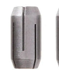 Replacement Collet And Nut Kit For Spiral Saws And Drywall Routers Keeps Your Tool Running Smooth With One Eighth Inch Five Thirty Second Inch And One Quarter Inch Collets And Nut Fits All Spiral Saw Tools, showing nut and 3 collets.