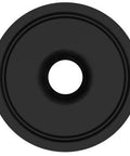 Sediment Water Filter Replacement Cartridge 10 Inch By 2.5 Inch Pleated Cellulose 20 Micron, circular top view, black gasket.