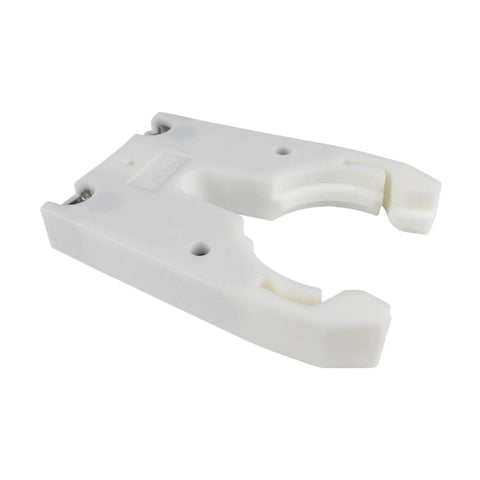 ISO30 Claw Tool Holder For Automatic Tool Change, Rock-Solid Iron Clamp, Non-Slip Precision For ATC Spindle Motor, white plastic holder