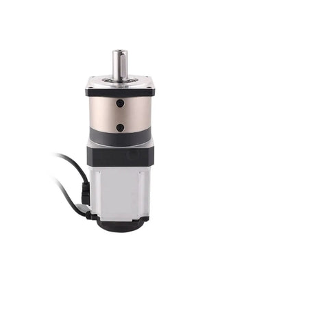Beefy 750W AC Servo Motor With 50 To 1 Planetary Gearbox For High Precision Sewing Machines And CNC Projects 2.39 Nm Torque 5.0 A Drive 80SS75 HG10 1 Reducer, side view