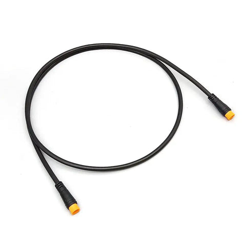 Ebike Extension Cable Julet 2Pin 3Pin 4Pin 5Pin 6Pin Waterproof Connector Female To Male shown coiled on white background