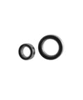22Pcs Sealed Bearing Kit For One Eighth And One Seventh RC Cars Like Kraton Typhon Mojave Talion Upgrade Parts And Accessories Delivers Smooth Spin Reduced Friction Improved Stability And Durability On Tough Tracks, showing two different sized black sealed bearings.