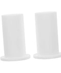 Premium Silicone Antenna Protectors And Wall Hole Plugs For Seamless Drywall Cable Routing. White silicone wall hole plugs, two-piece set