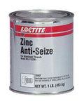 Can of Zinc Anti Seize Paste 16 Oz Gray High Temp Lubricant For Aluminum Brass And Copper Assemblies Up To 700F Prevents Seizing And Galling