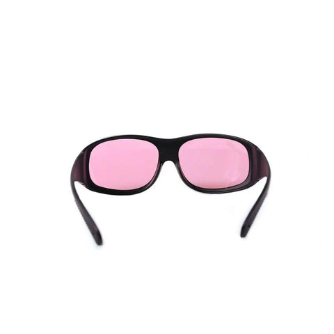 Pro Grade 755nm And 808nm Laser Safety Glasses With Badass Eye Protection For Epilation Units And Clinical Lasers on white background.