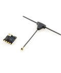 ExpressLRS ES900TX Module And ES900RX Receiver Combo Kit 915MHz For FPV RC Drones Long Range Racing With Plug And Play Firmware Open Source Low Latency Telemetry Ready, showing small receiver and antenna