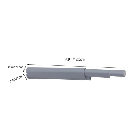 5 Pack Cabinet Door Dampers With Magnetic Touch Activation Soft Close No Slam Hinges, 12.5cm length shown