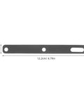 Four Piece Top Tier Keyboard Soundproof Foam Silencer For Space Bar Heavy Duty Acoustic Sponge Pads, black foam dampener measuring 12.2cm.