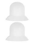 Upgrade Your Shade Game With Sturdy White Patio Umbrella Pole End Cap Replacement Kit Featuring Quick Tool-Free Install, Wind Resistance And Scratch Protection For Beach Tents And Garden Canopies white plastic pole end caps
