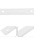 Slush Machine Scraper Blade Replacement Part For Commercial Ice Machines Pro Grade Heavy Duty Iron Blade Beige Color Easy Quick Install For Milk Tea Shops And Beverage Chains, beige blade with mounting holes