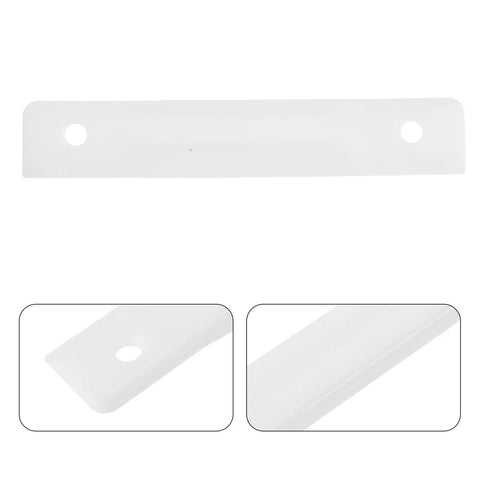 Slush Machine Scraper Blade Replacement Part For Commercial Ice Machines Pro Grade Heavy Duty Iron Blade Beige Color Easy Quick Install For Milk Tea Shops And Beverage Chains, beige blade with mounting holes