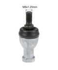 Heavy Duty Rod End Bearing Straight Ball Joint M8x1.25 Right Hand Female to Right Hand Male for Easy Linkups and Smooth Motion, Spherical Bearing with Carbon Steel Housing Bronze Race and Hardened Chrome Ball, M8x1.25mm