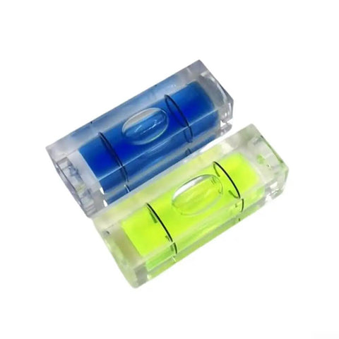 Horizontal for spirit Level, Precision Bubble for Ceiling Picture Hanging, acrylic bubble levels in blue and yellow, compact and portable.