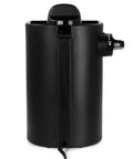 Slick Black Espresso And Cappuccino And Latte Maker Featuring Auto Milk Frother For Smooth Daily Brews and Compact Design - rear view