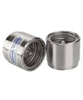 Trailer Hub Cap Protector In Stainless Steel Bearing Buddies, 1.98 Inch Diameter, Keeps Water And Dirt Out Of Trailer Hubs