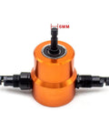 Heavy Duty 6Mm Metal Sheet Cutter With Double Head Electric Drill Attachment showing 360 rotatable blade holder for curve cuts.