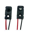 Break Beam Sensor Kit With Dope 3mm LEDs Through Beam Photoelectric Switch For 50cm Range NPN Normally Open Output Crank Fast 2ms Response 3 to 5V DC Arduino Friendly Counting Module For Sharp Motion Sensing black housing