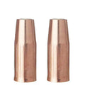 2 Pack MIG Welder Gas Nozzle Replacement For 135 And 175 Welders, Durable Copper Tip, Easy Install, Smooth Wire Feeding