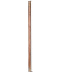 Five Piece Dope 99.9 Percent Pure Copper Rods 4Mm Diameter 100Mm Length Solid Copper Round Bar For Lathe Machining Electrical And Industrial DIY Projects